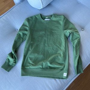 Reigning Champ Men’s Crewneck sweatshirt Size Small Green